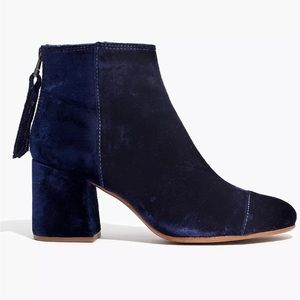 Madewell The Jillian Boot in Velvet